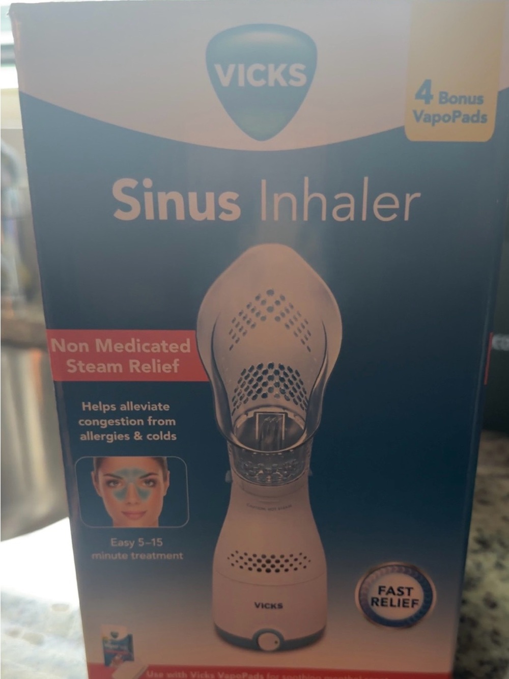 Sinus Inhaler - White Non-Medicated Steam Relief